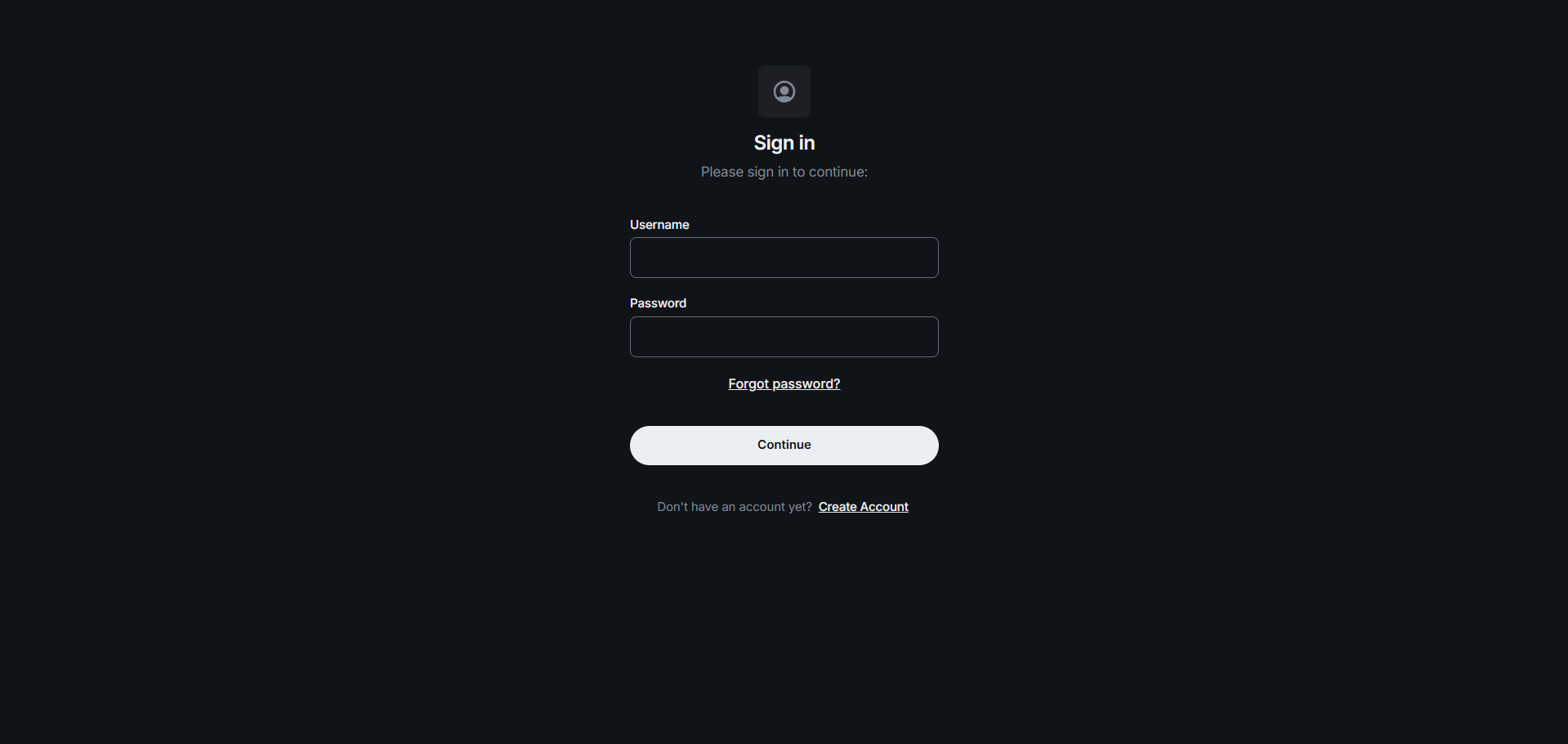 Element Desktop: Sign in screen