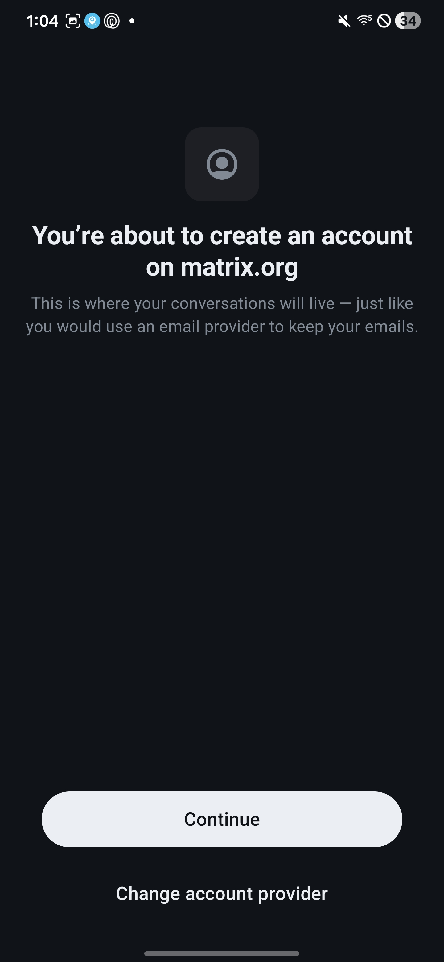 Element X: Change account provider